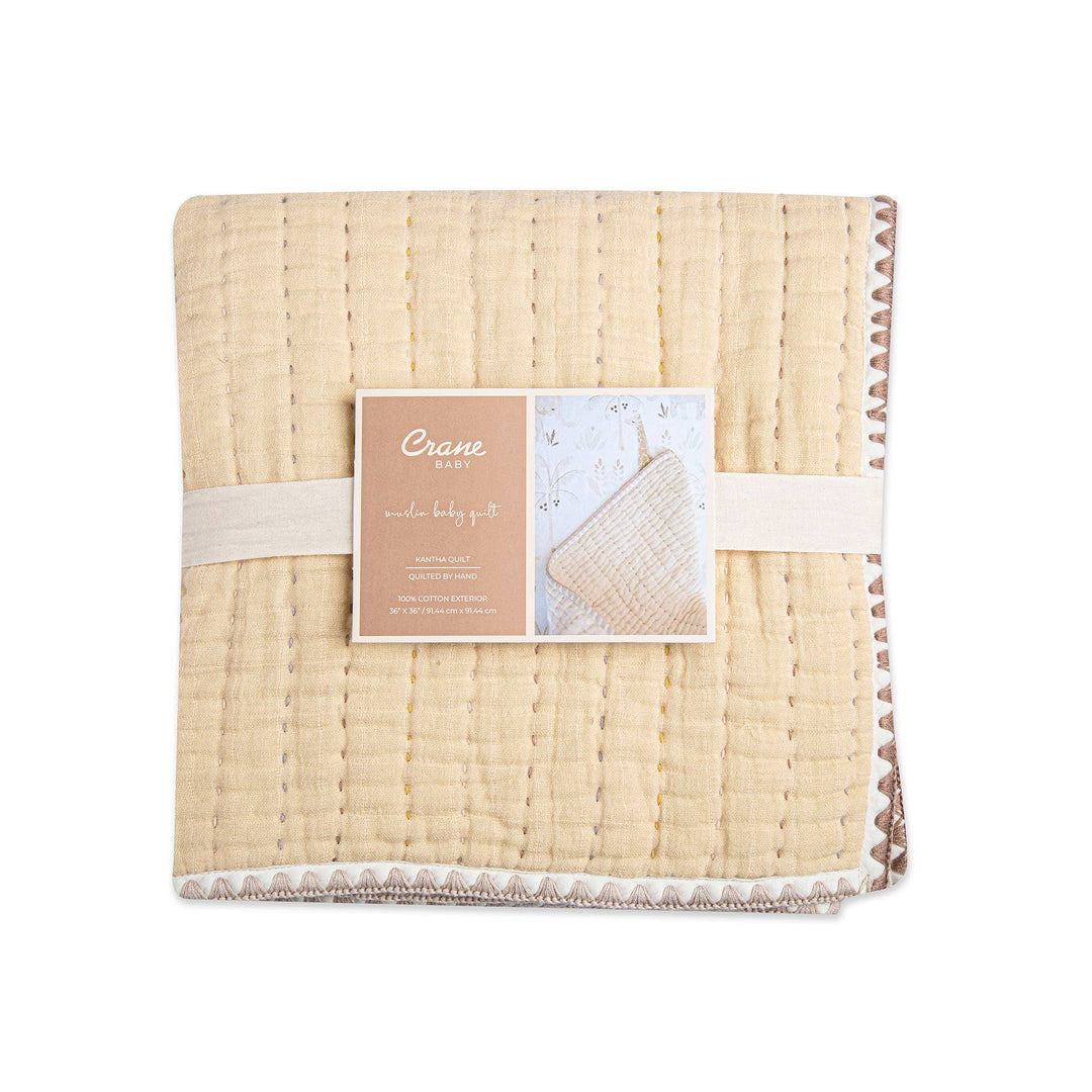 Crane Baby - Kendi Quilted Blanket - Tiny Toes in Dreamland