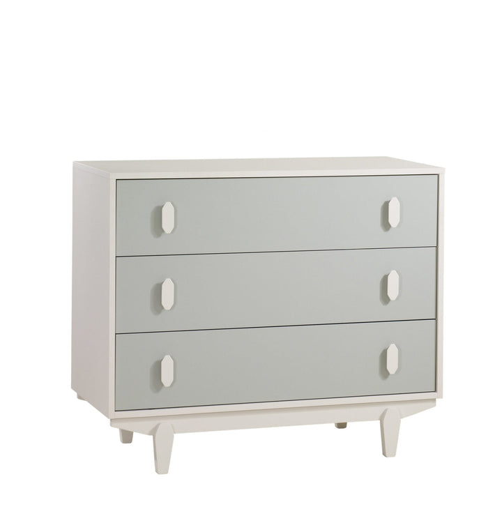 Tulip - Tate Classic Crib and 3 Drawer Dresser XL (set only) - Latte/Sage Tulip - Nursery Furniture Sets - TU9501.18 - TU9534.18 - SET Tiny Toes in Dreamland
