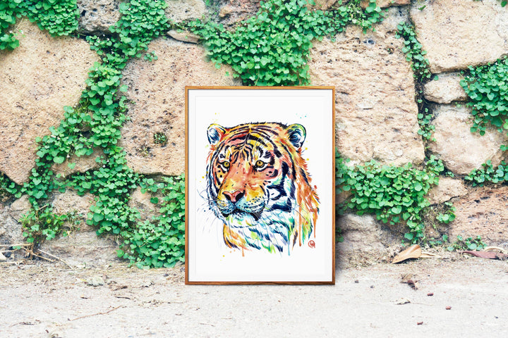 Whitehouse Art - Tigre - Art Print, Zoo Animal, Jungle sauvage, Safari