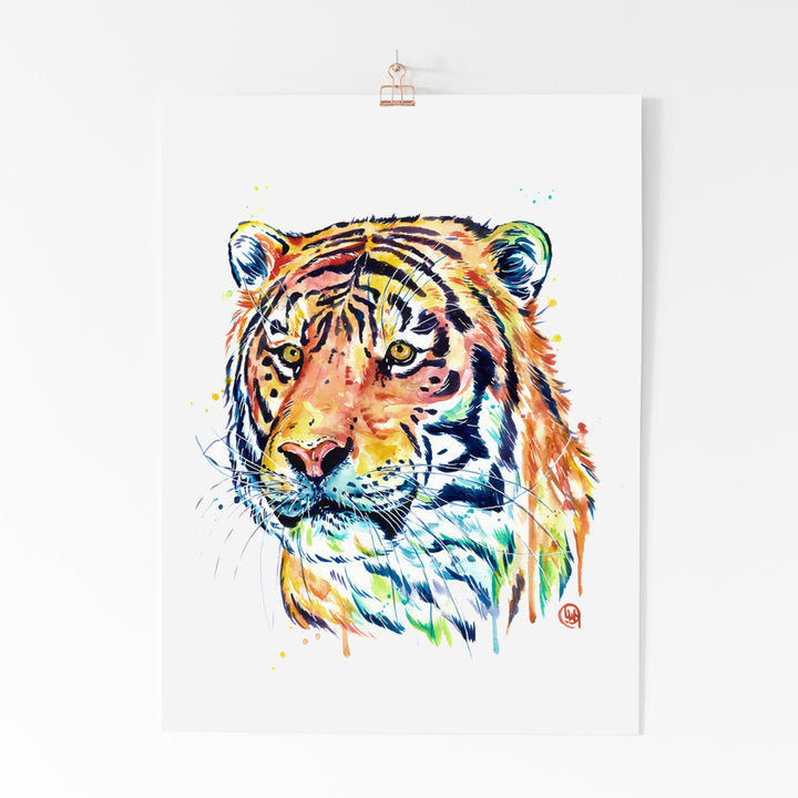 Whitehouse Art - Tigre - Art Print, Zoo Animal, Jungle sauvage, Safari