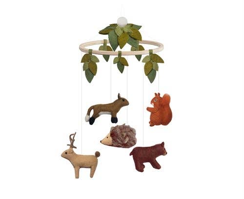 Gamcha - Mobile pour bébé, Forêt/Feuilles