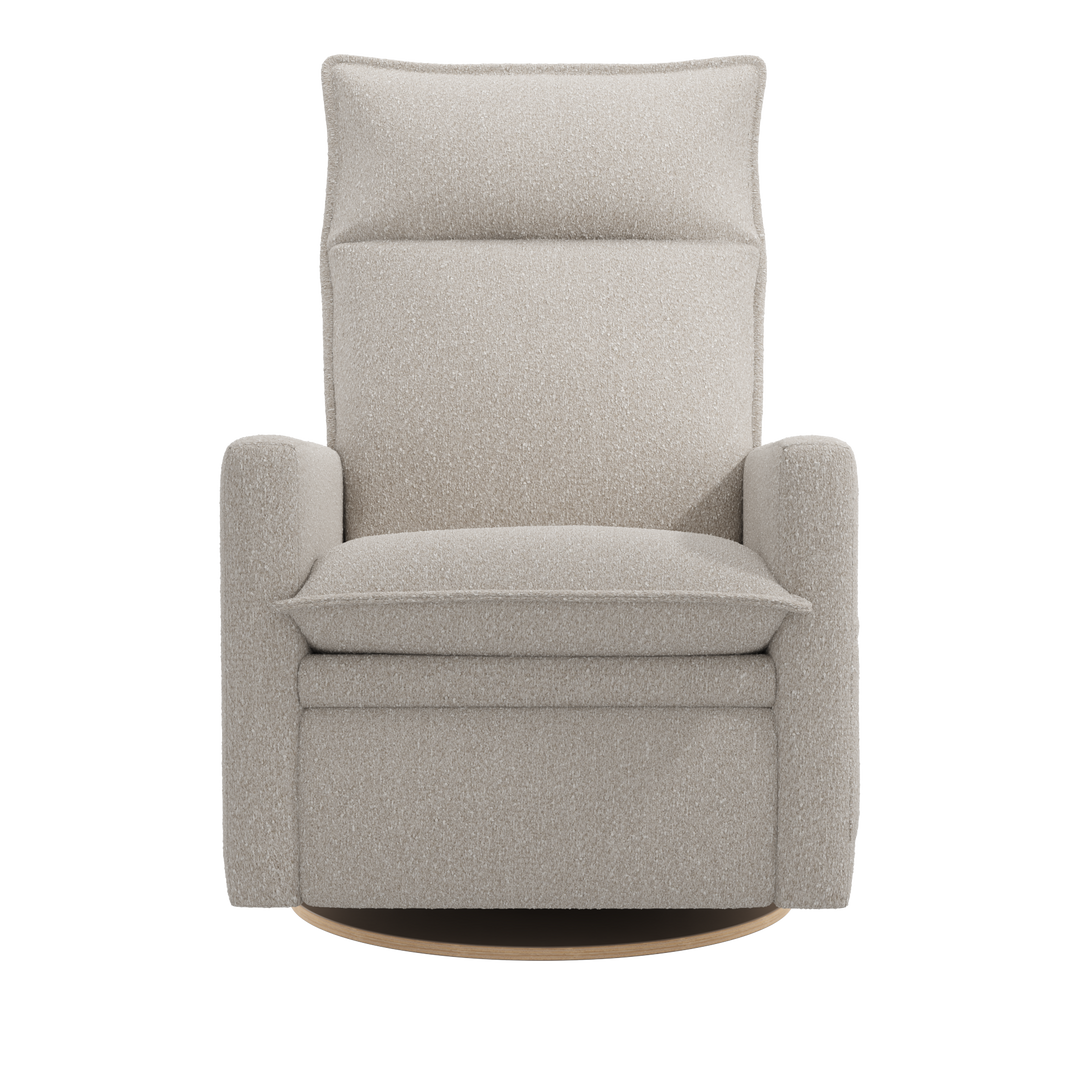 Jaymar BB - ARYA Upholstered Swivel Glider &amp; Recliner with Footrest - Beyond Sheep