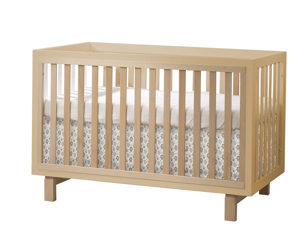 Tulip - Bjorn Natural Classic Crib - All Natural and White/Natural 3 Drawer Dresser XL (sold as a set only) Tulip - Nursery Furniture Sets - TU6501 - 23 - SET Tiny Toes in Dreamland