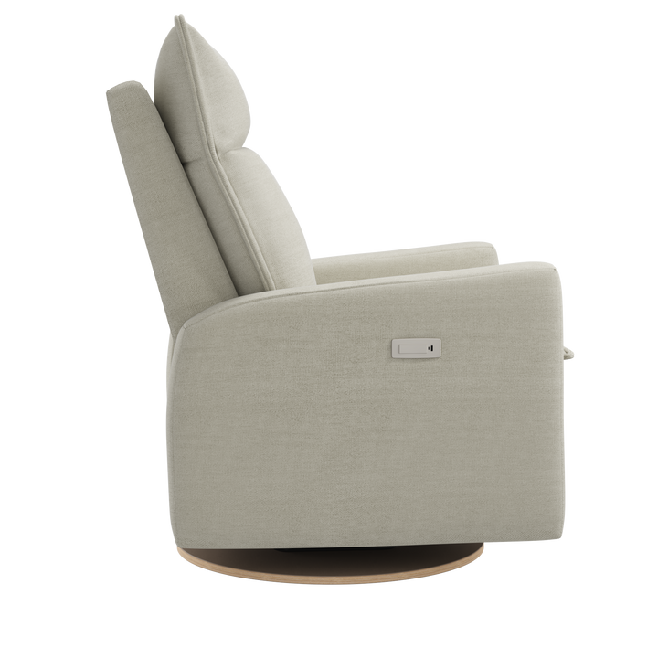 Jaymar BB - ARYA Upholstered Swivel Glider &amp; Recliner with Footrest - Como