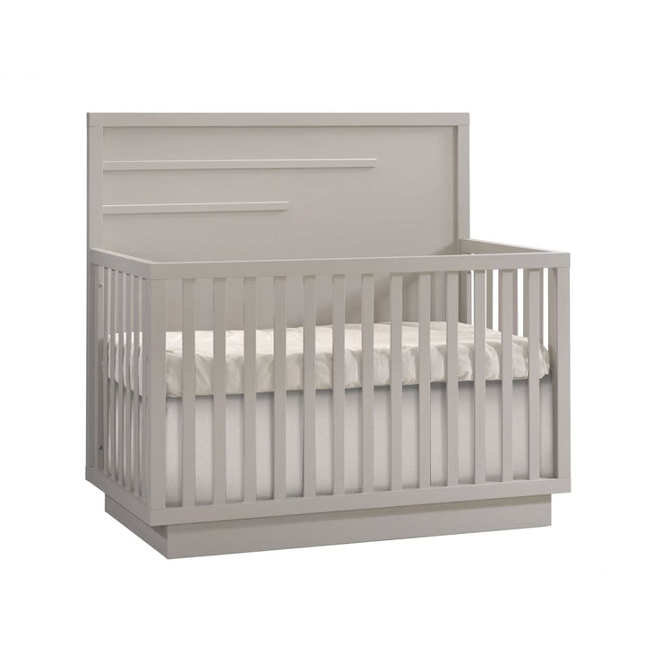 Natart - Como - 4-in-1 Convertible Crib with horizontal molding - Dove