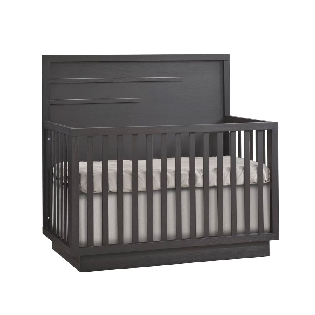 Natart - Como - 4-in-1 Convertible Crib with horizontal molding - Dusk