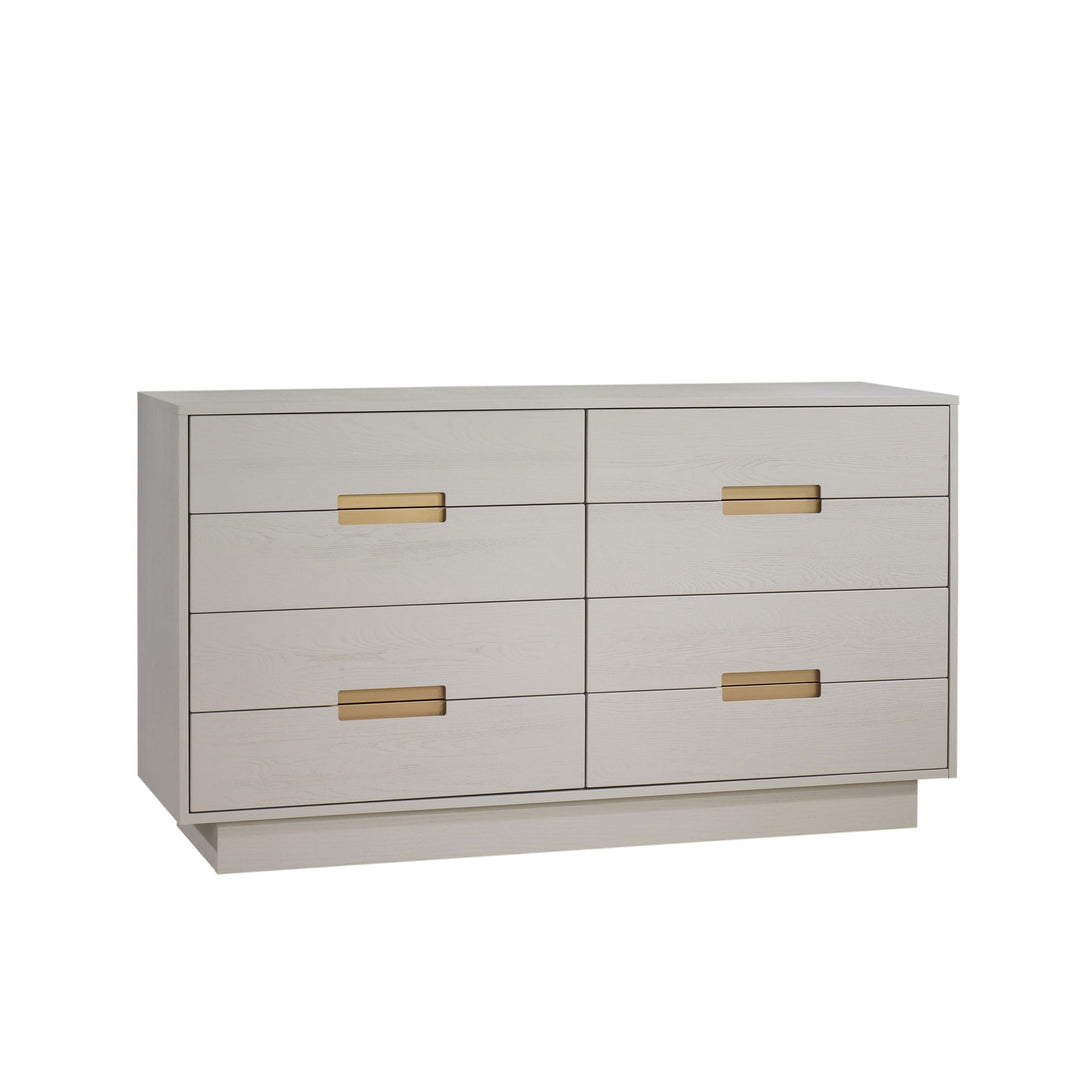 Natart - Commode Como King 65'' (avec 8 tiroirs au lieu de seulement 6) - Colombe