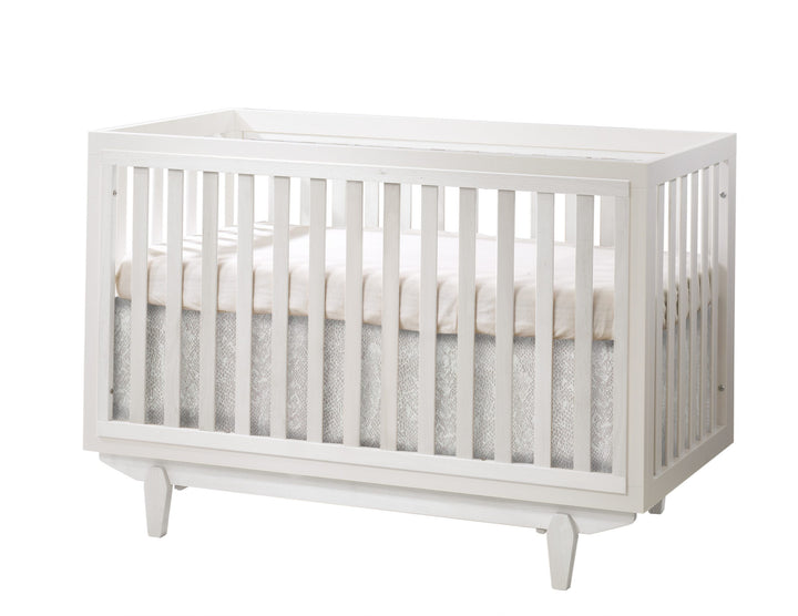 Tulipe - Lit de bébé Tate Classic et commode à 3 tiroirs XL (vendus en ensemble uniquement) - Tout blanc