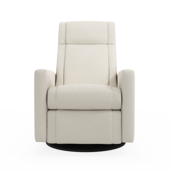 Jaymar BB - Nelly 521/525 Upholstered Swivel Glider &amp; Recliner with Footrest - Henequen Ivory