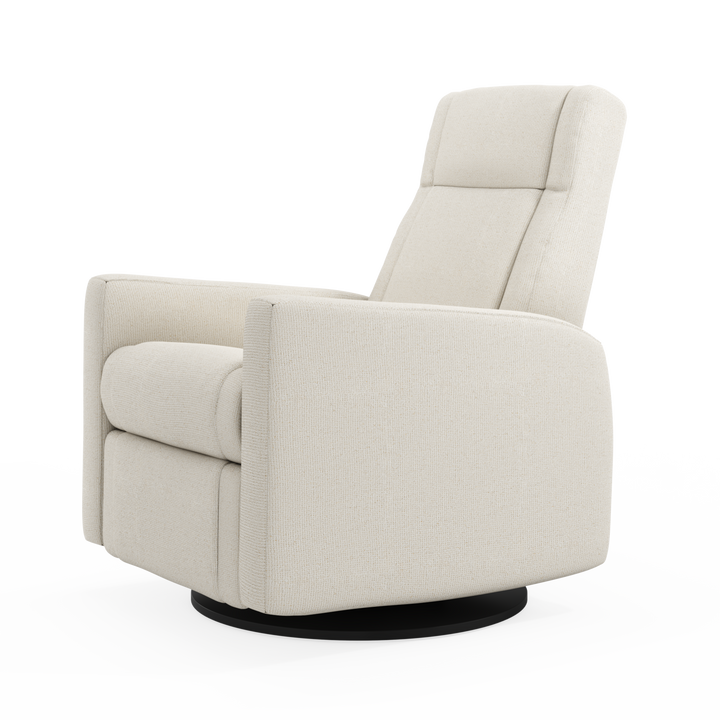 Jaymar BB - Nelly 521/525 Upholstered Swivel Glider &amp; Recliner with Footrest - Henequen Ivory