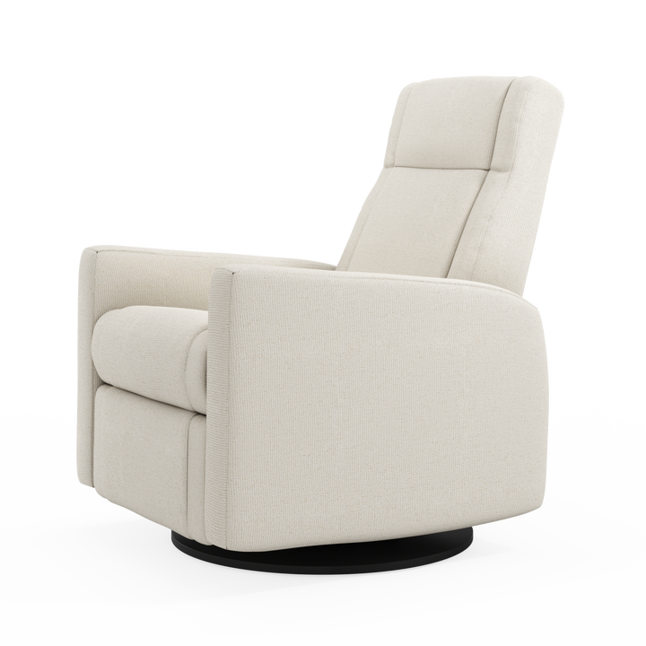 Jaymar BB - Nelly 521/525 Upholstered Swivel Glider &amp; Recliner with Footrest - Henequen Ivory