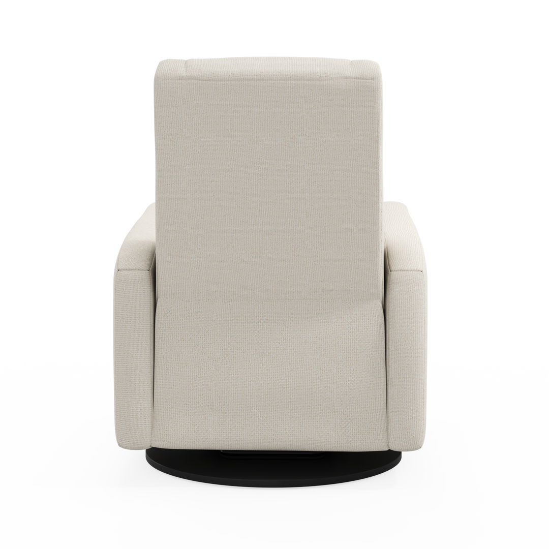 Jaymar BB - Nelly 521/525 Upholstered Swivel Glider &amp; Recliner with Footrest - Henequen Ivory