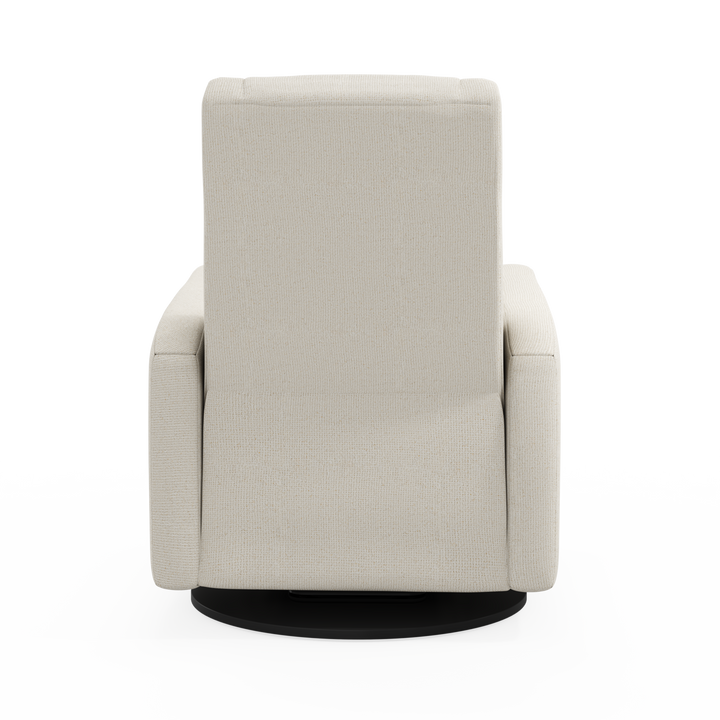 Jaymar BB - Nelly 521/525 Upholstered Swivel Glider &amp; Recliner with Footrest - Henequen Ivory