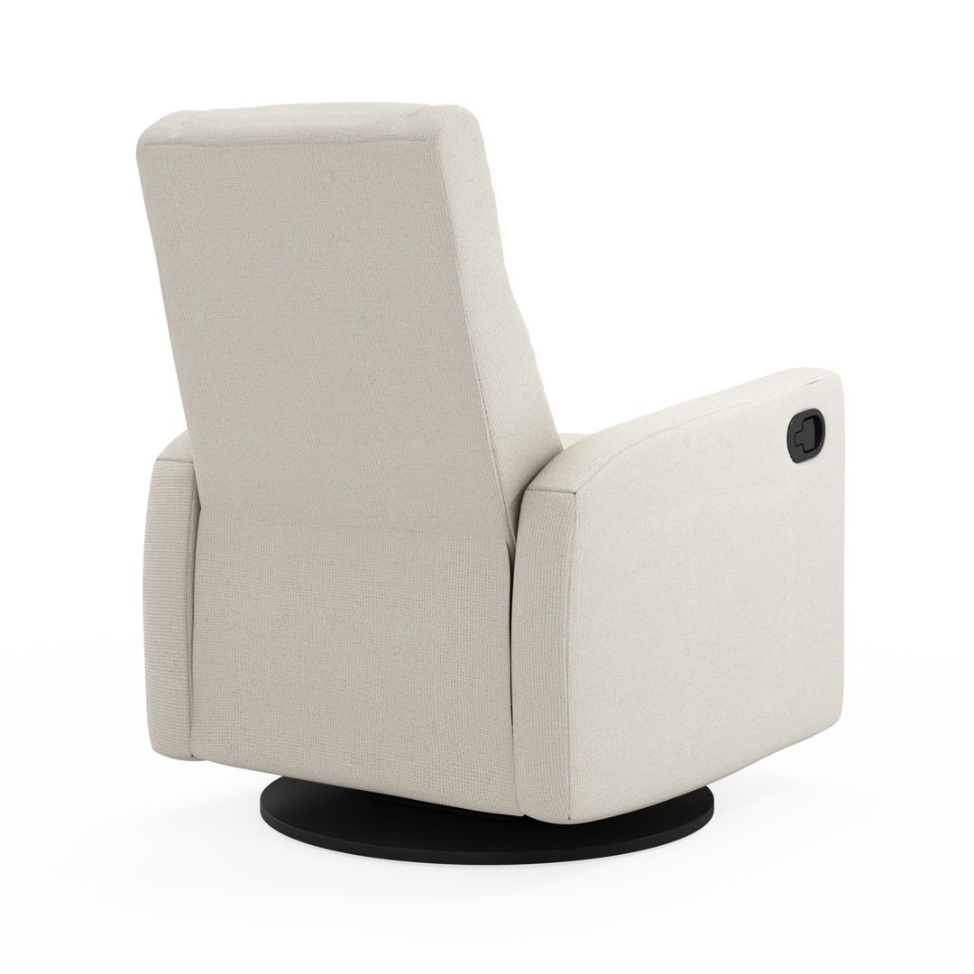 Jaymar BB - Nelly 521/525 Upholstered Swivel Glider &amp; Recliner with Footrest - Henequen Ivory