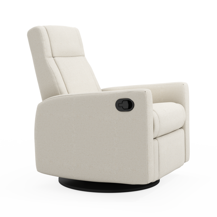Jaymar BB - Nelly 521/525 Upholstered Swivel Glider &amp; Recliner with Footrest - Henequen Ivory