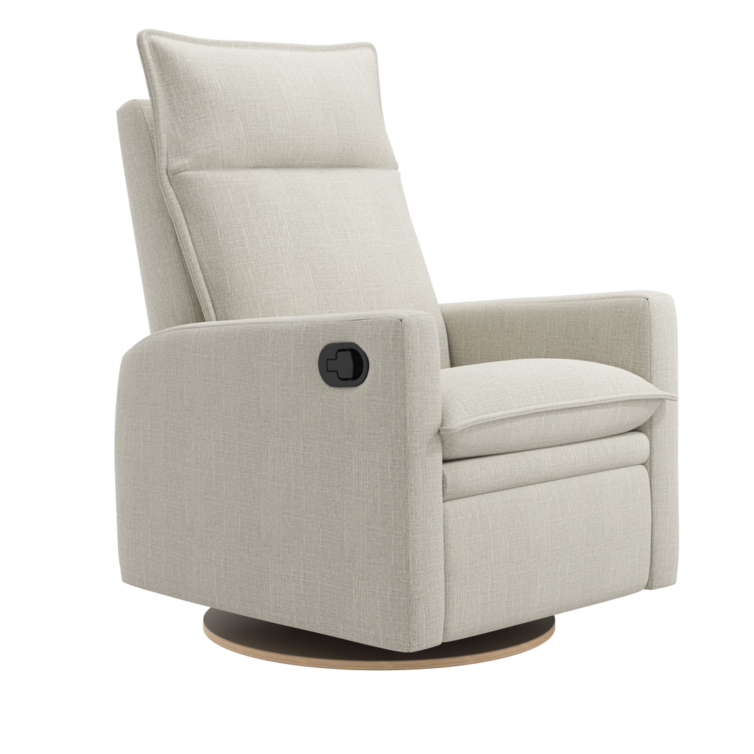 Jaymar BB - ARYA Upholstered Swivel Glider &amp; Recliner with Footrest - Nubia fabric