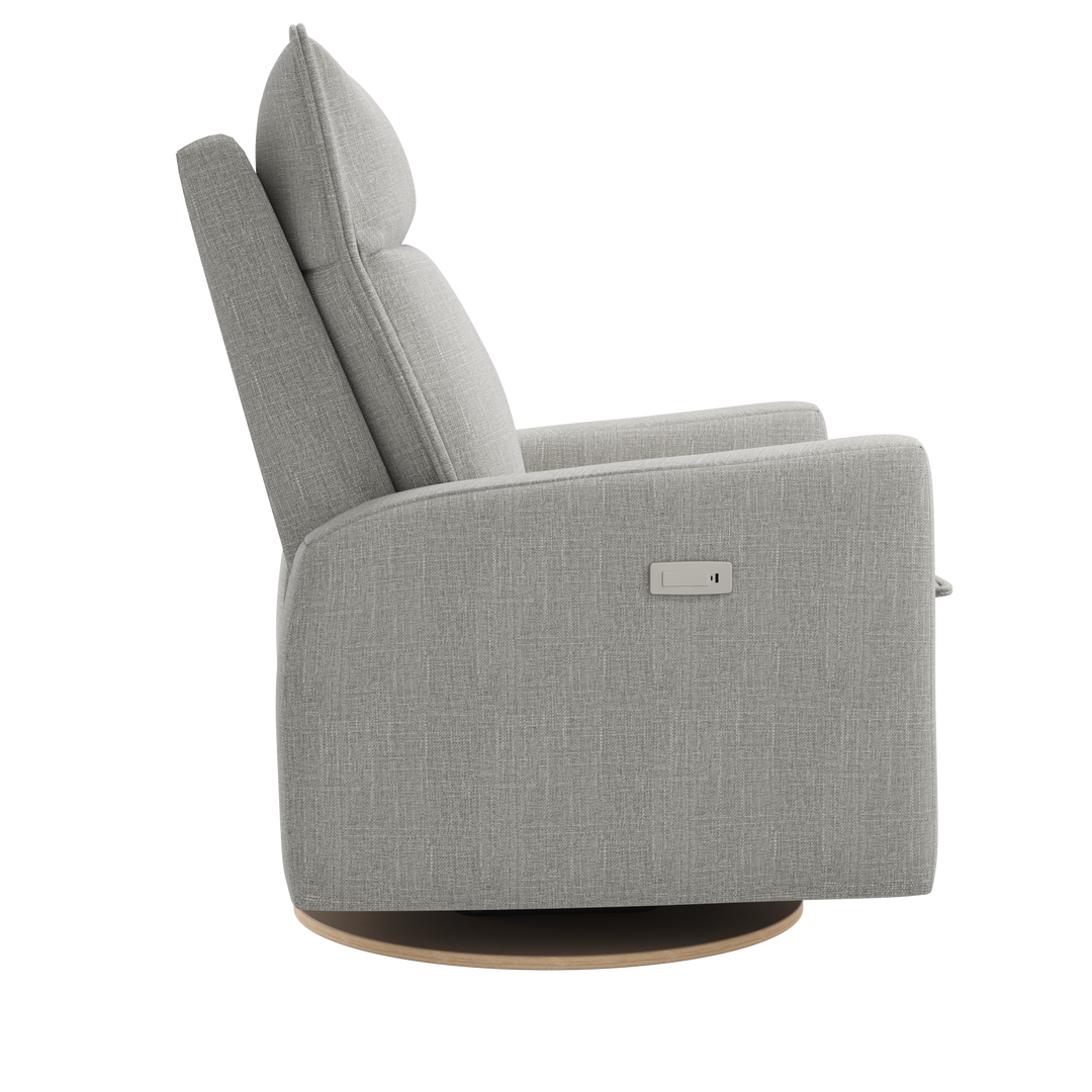 Jaymar BB - ARYA Upholstered Swivel Glider &amp; Recliner with Footrest - Nubia fabric