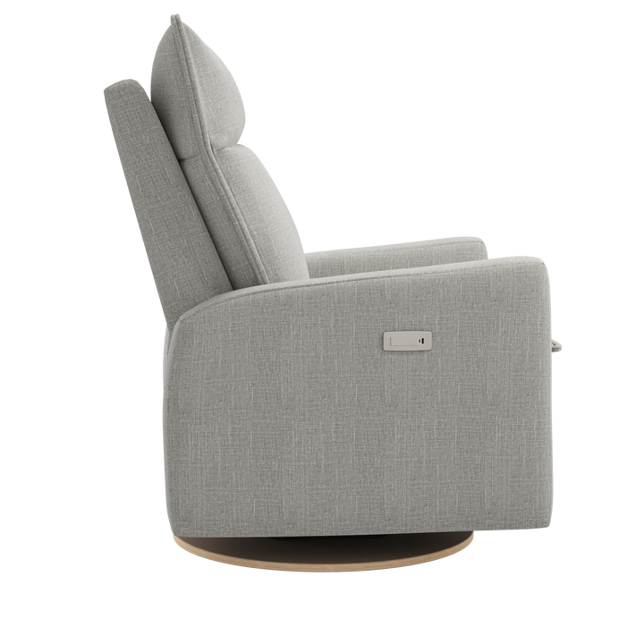 Jaymar BB - ARYA Upholstered Swivel Glider &amp; Recliner with Footrest - Nubia fabric