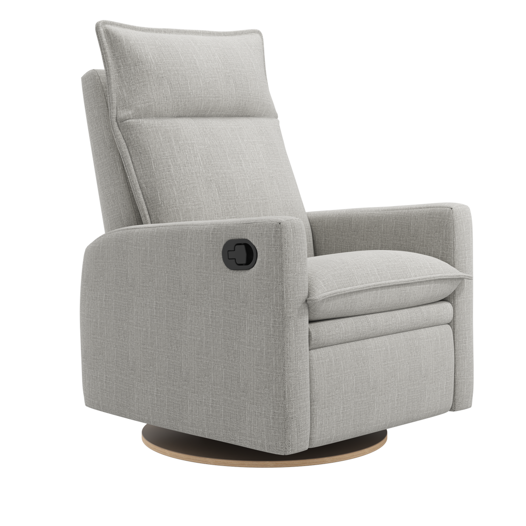 Jaymar BB - ARYA Upholstered Swivel Glider &amp; Recliner with Footrest - Nubia fabric
