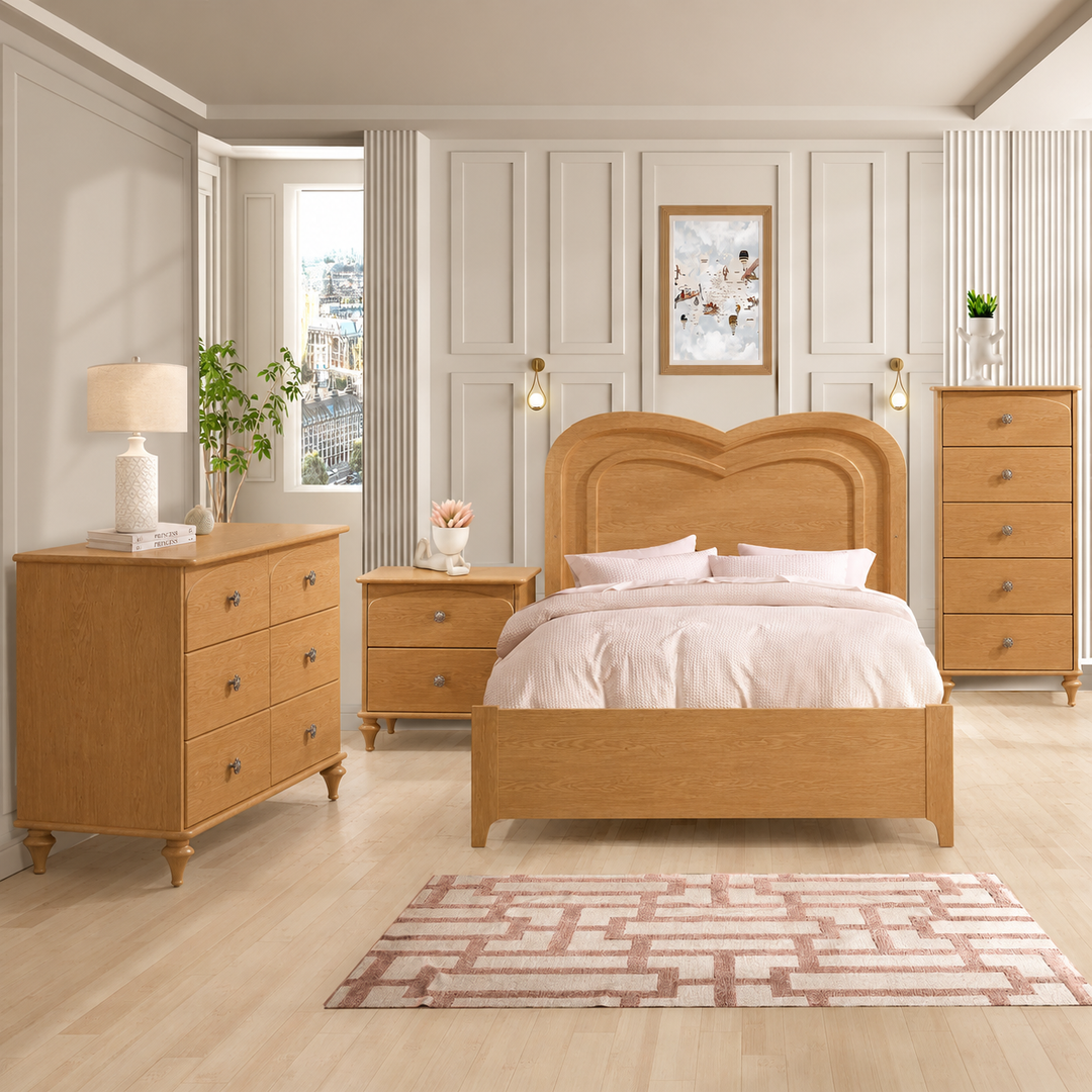 Natart - Greta Double Dresser 54" - Wheat