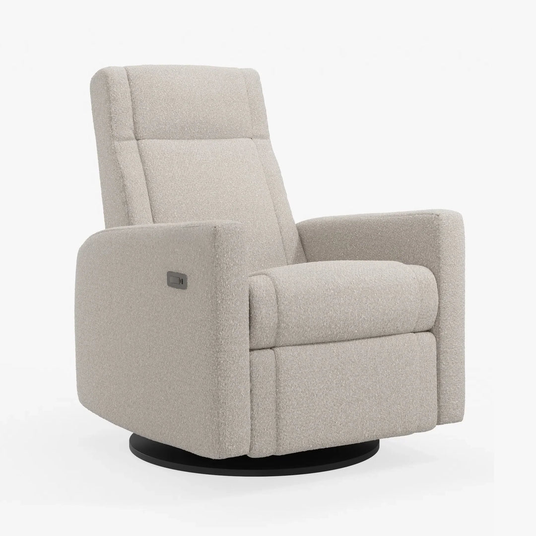 Jaymar BB - Nelly 521/525 Upholstered Swivel Glider &amp; Recliner with Footrest - Beyond Sheep
