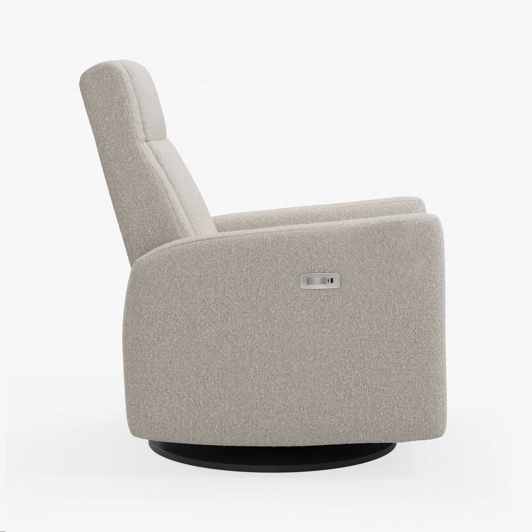 Jaymar BB - Nelly 521/525 Upholstered Swivel Glider &amp; Recliner with Footrest - Beyond Sheep