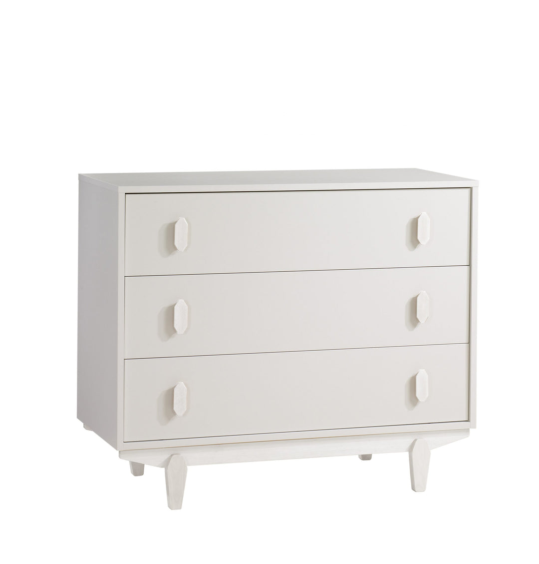 Tulip - Tate Classic Crib and 3 Drawer Dresser XL (sold as a set only) - All White Tulip - Nursery Furniture Sets - TU9501.21 - TU9534.21 - SET Tiny Toes in Dreamland