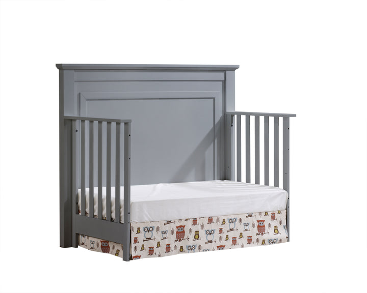 Natart - Lit de bébé convertible « 5-en-1 » Taylor Elephant gris