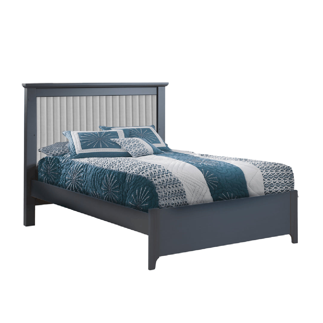 Natart - Taylor - Graphite -  Double bed 54" (low profile footboard) - with or without panel