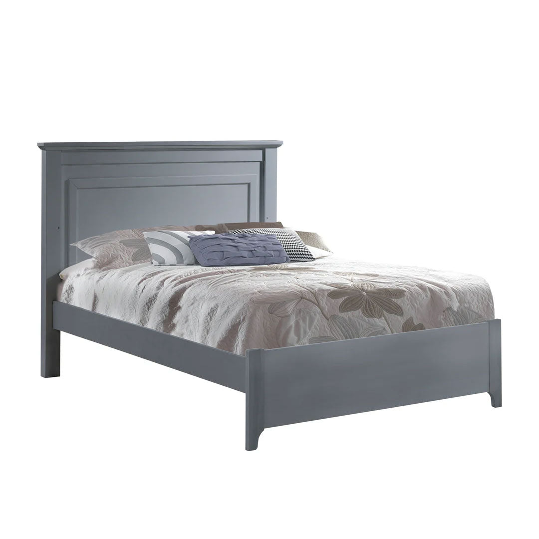 Natart - Taylor - Elephant Grey -  Double bed 54" (low profile footboard) - with or without panel