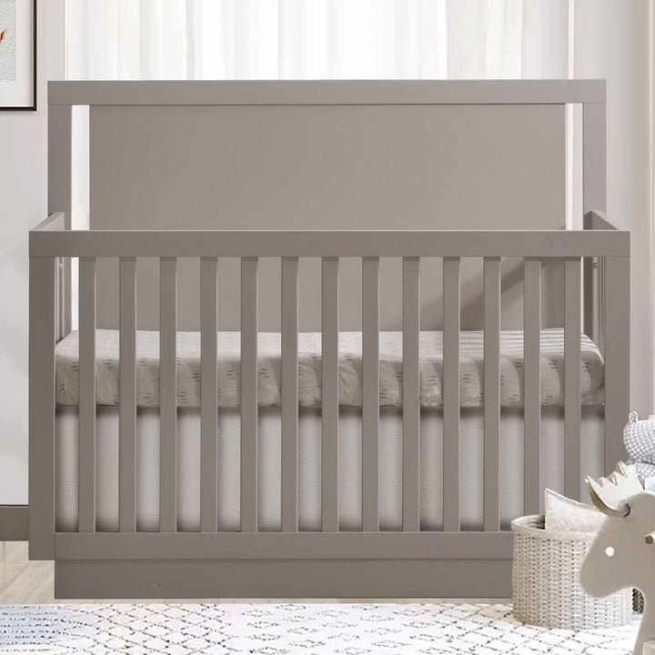 Tulip - Tito Convertible Crib and 3 Drawer Dresser XL (sold as a set only) - Greige (wood grain) Tulip - Nursery Furniture Sets - TU4503.28 - TU4530.28 - SET Tiny Toes in Dreamland