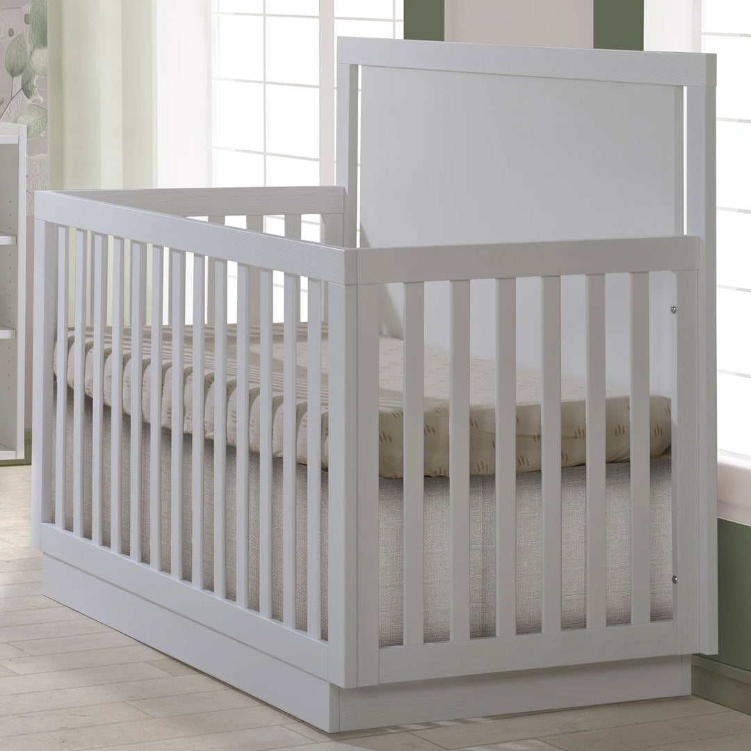 Tulip - Tito Convertible Crib and 3 Drawer Dresser XL (sold as a set only) - White Tulip - Nursery Furniture Sets - TU4503.30 - TU4530.30 - SET Tiny Toes in Dreamland