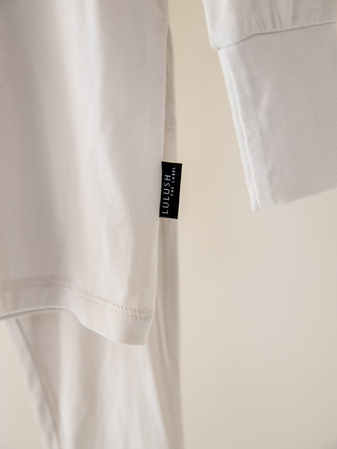 Cloud Grey Bamboo 2 - Piece Long Sleeve Jogger Set Lulush The Label Kids Clothing - Baby & Toddler Sleepwear - JS-LG12 Tiny Toes in Dreamland