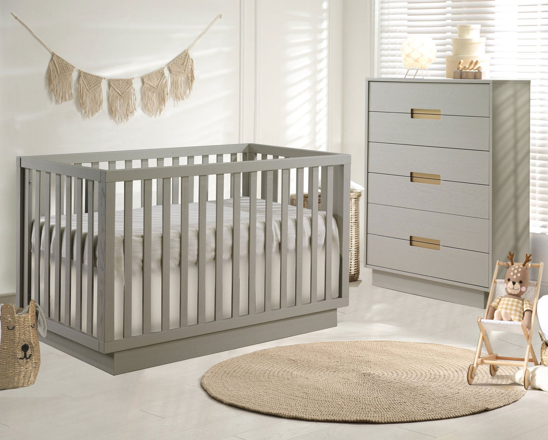 Natart - Como Classic Crib - 3 in 1 - Dove