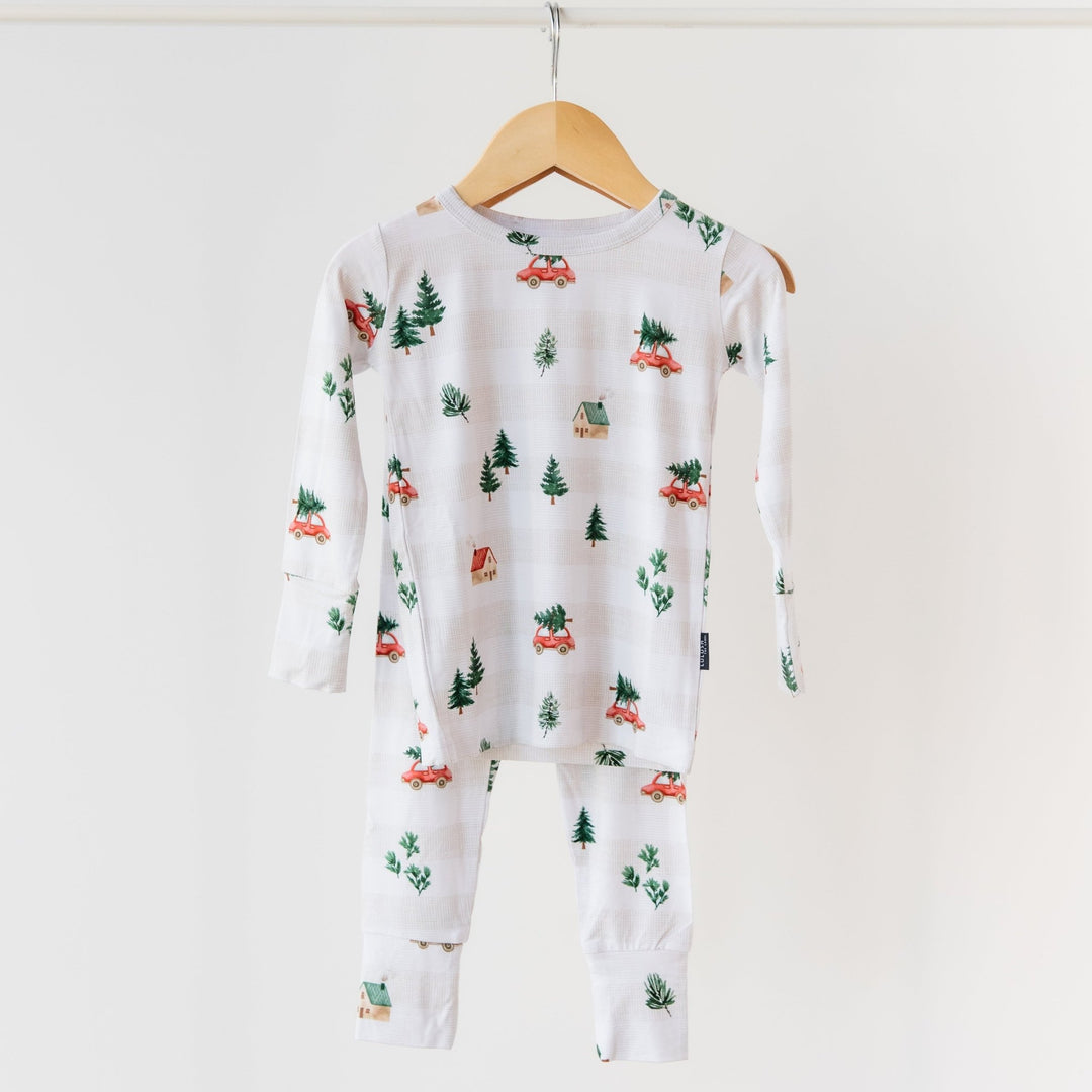 Cottage Christmas Two Piece Pyjama Set Lulush The Label Kids Clothing - sku-51406994145577 Tiny Toes in Dreamland