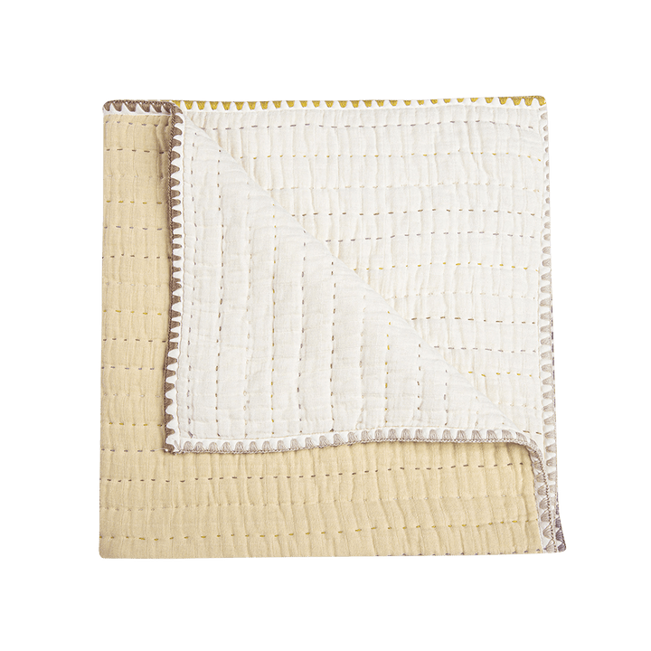 Crane Baby - Kendi Quilted Blanket - Tiny Toes in Dreamland