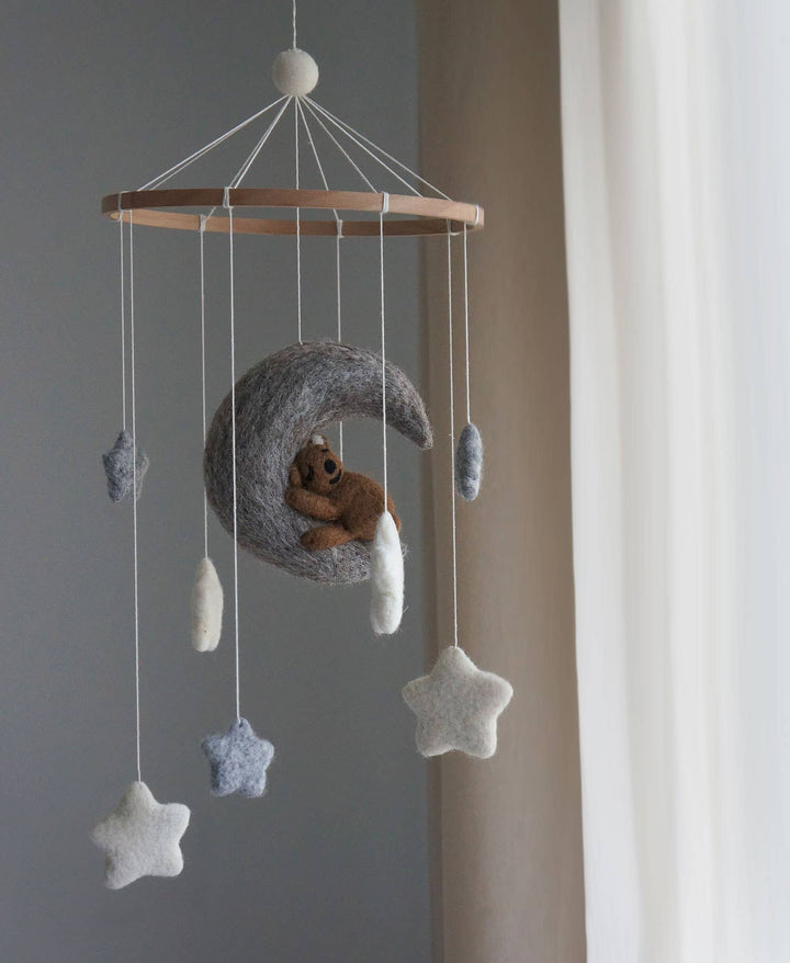Gamcha - Mobile, Bear/Moon Gamcha - Mobiles - Gamcha_Mobile_Bear_Moon Tiny Toes in Dreamland