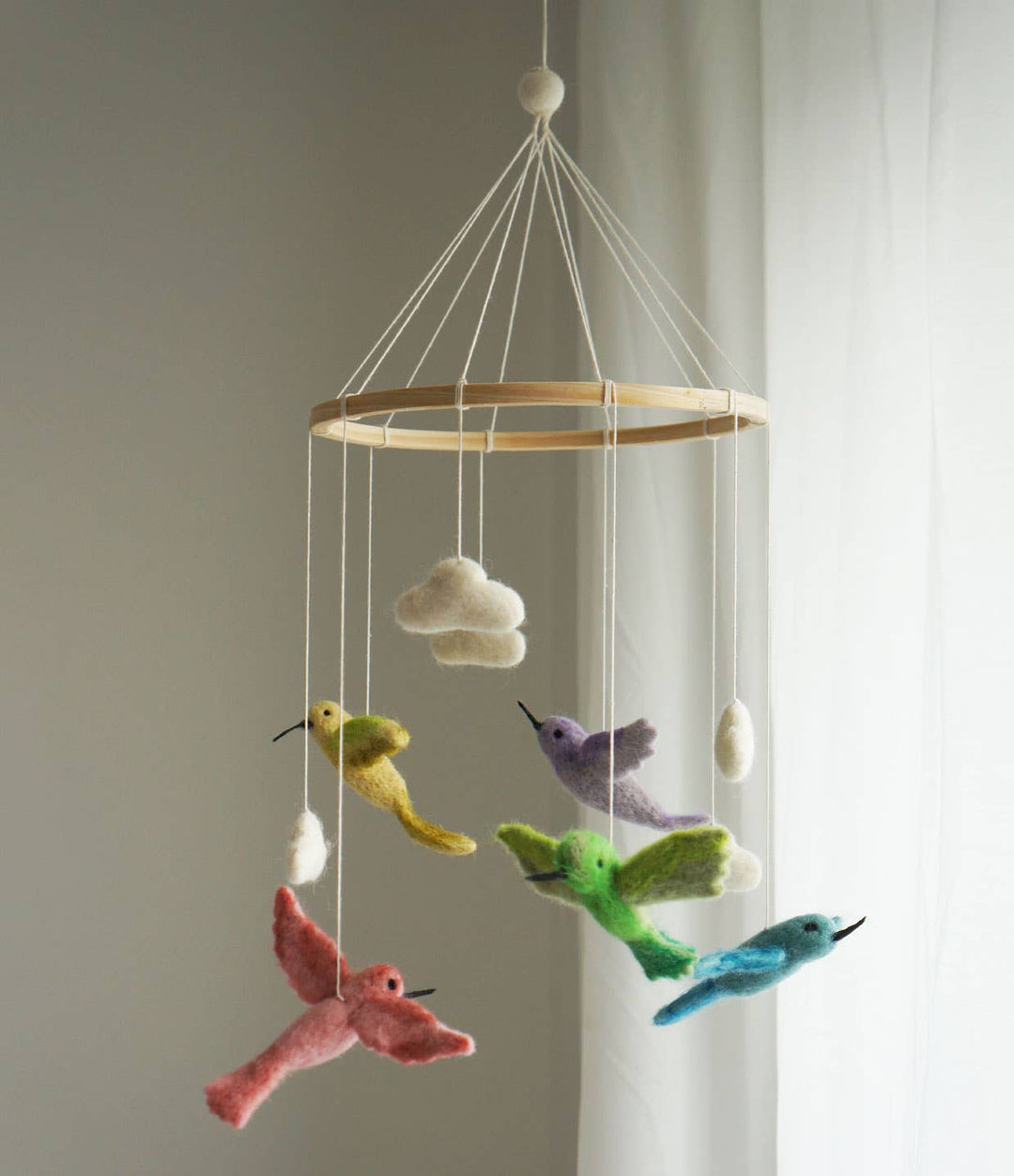 Gamcha - Mobile, Hummingbird Gamcha - Mobiles - GAMCHA_Mobile_Hummingbird Tiny Toes in Dreamland
