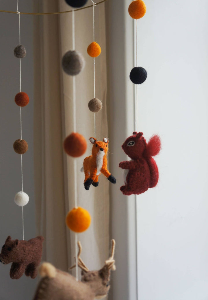 Gamcha - Mobile, Woodland, Big Gamcha - Mobiles - Gamcha-Mobile-Woodland-Big Tiny Toes in Dreamland