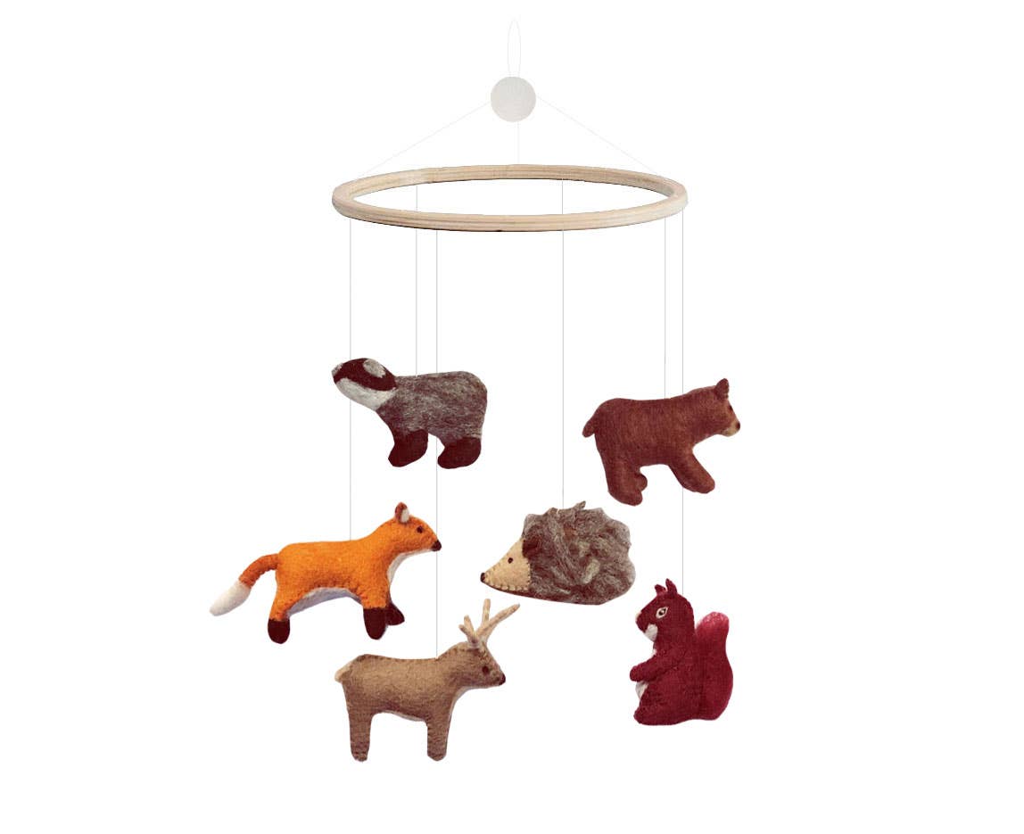 Gamcha baby mobile, Woodland