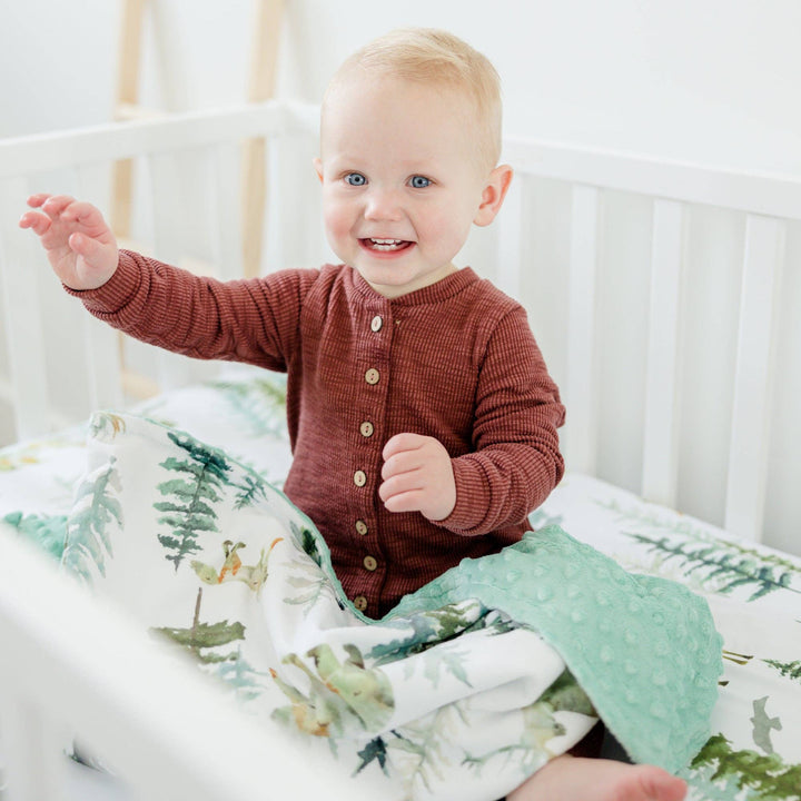 Honey Lemonade - Baby & Toddler Minky Blanket - In The Woods - Tiny Toes in Dreamland