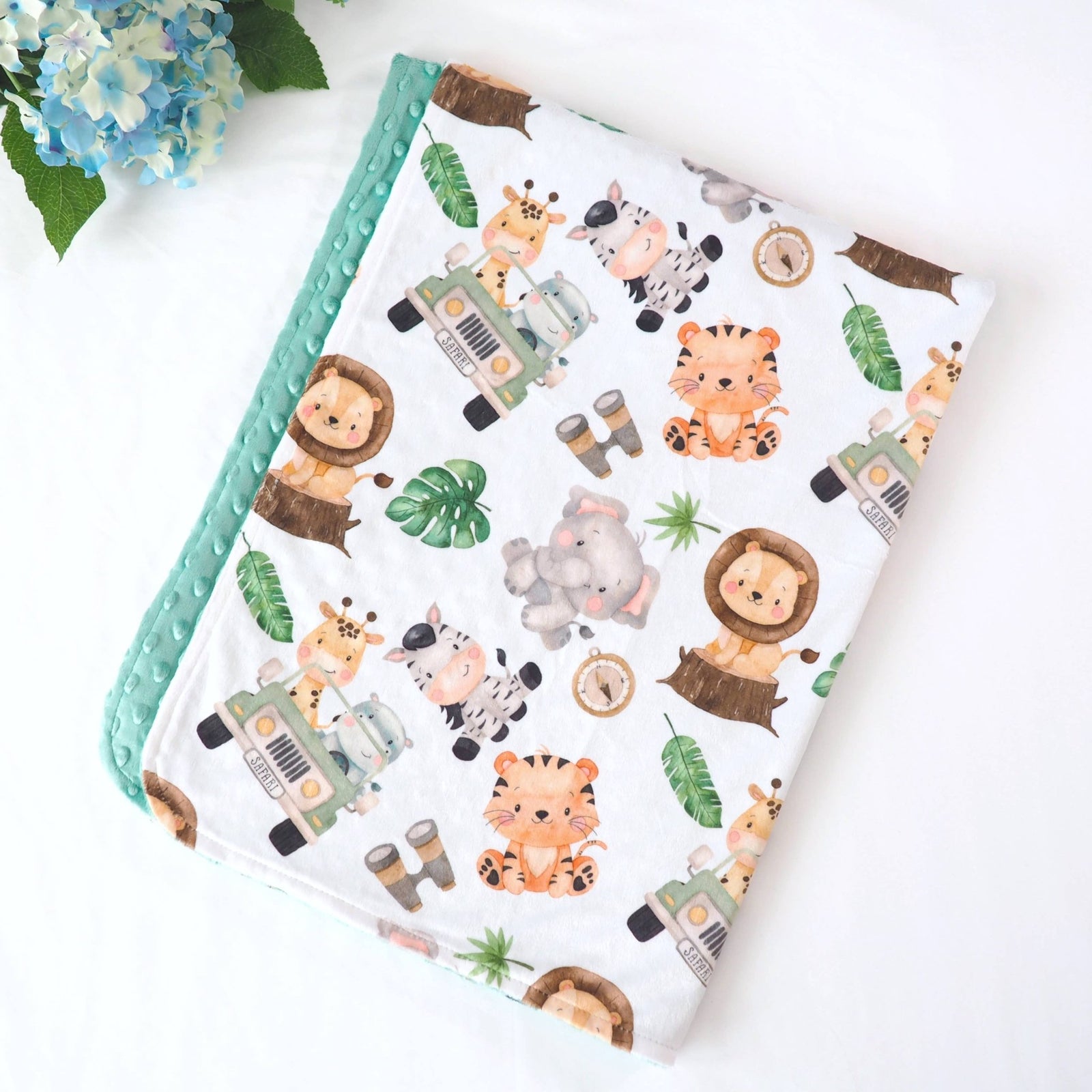 Honey Lemonade - Premium Baby & Toddler Minky Blanket - Safari - product image