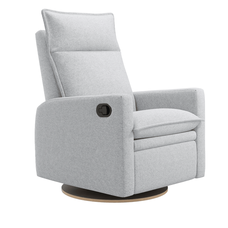 Jaymar BB - ARYA Upholstered Swivel Glider &amp; Recliner with Footrest - Ario Jaymar BB - Nursery Glider - 522-273-0771-057 Tiny Toes in Dreamland