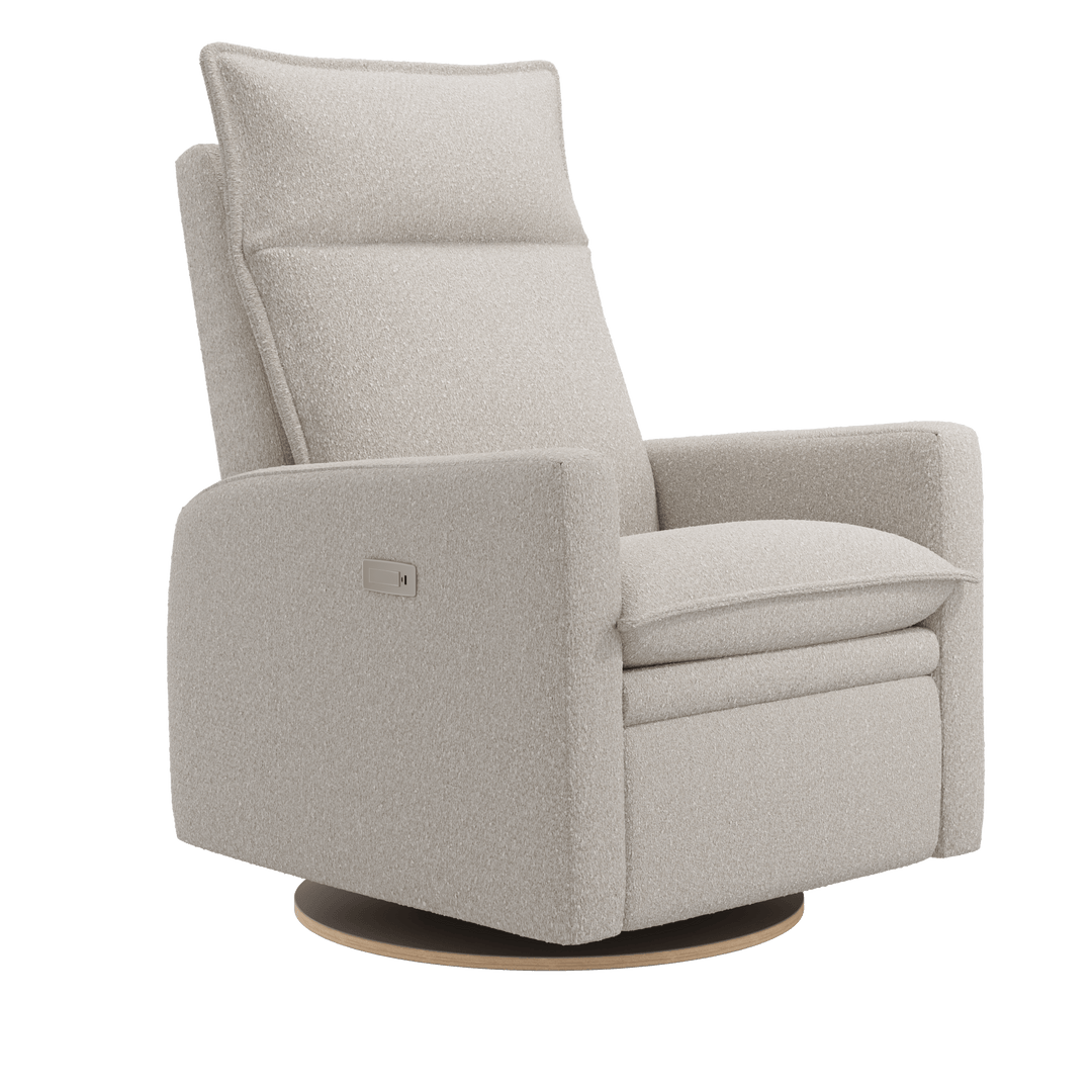 Jaymar BB - ARYA Upholstered Swivel Glider &amp; Recliner with Footrest - Beyond Sheep Jaymar BB - Nursery Glider - 526-273-0793-011 Tiny Toes in Dreamland
