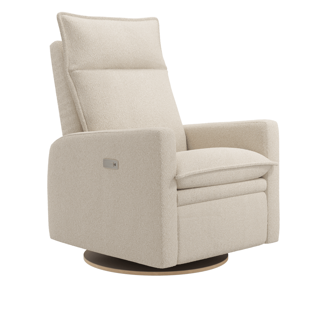 Jaymar BB - ARYA Upholstered Swivel Glider &amp; Recliner with Footrest - Beyond Sheep Jaymar BB - Nursery Glider - 526-273-0793-014 Tiny Toes in Dreamland
