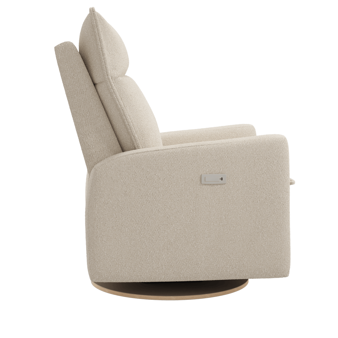 Jaymar BB - ARYA Upholstered Swivel Glider &amp; Recliner with Footrest - Beyond Sheep Jaymar BB - Nursery Glider - 526-273-0793-014 Tiny Toes in Dreamland