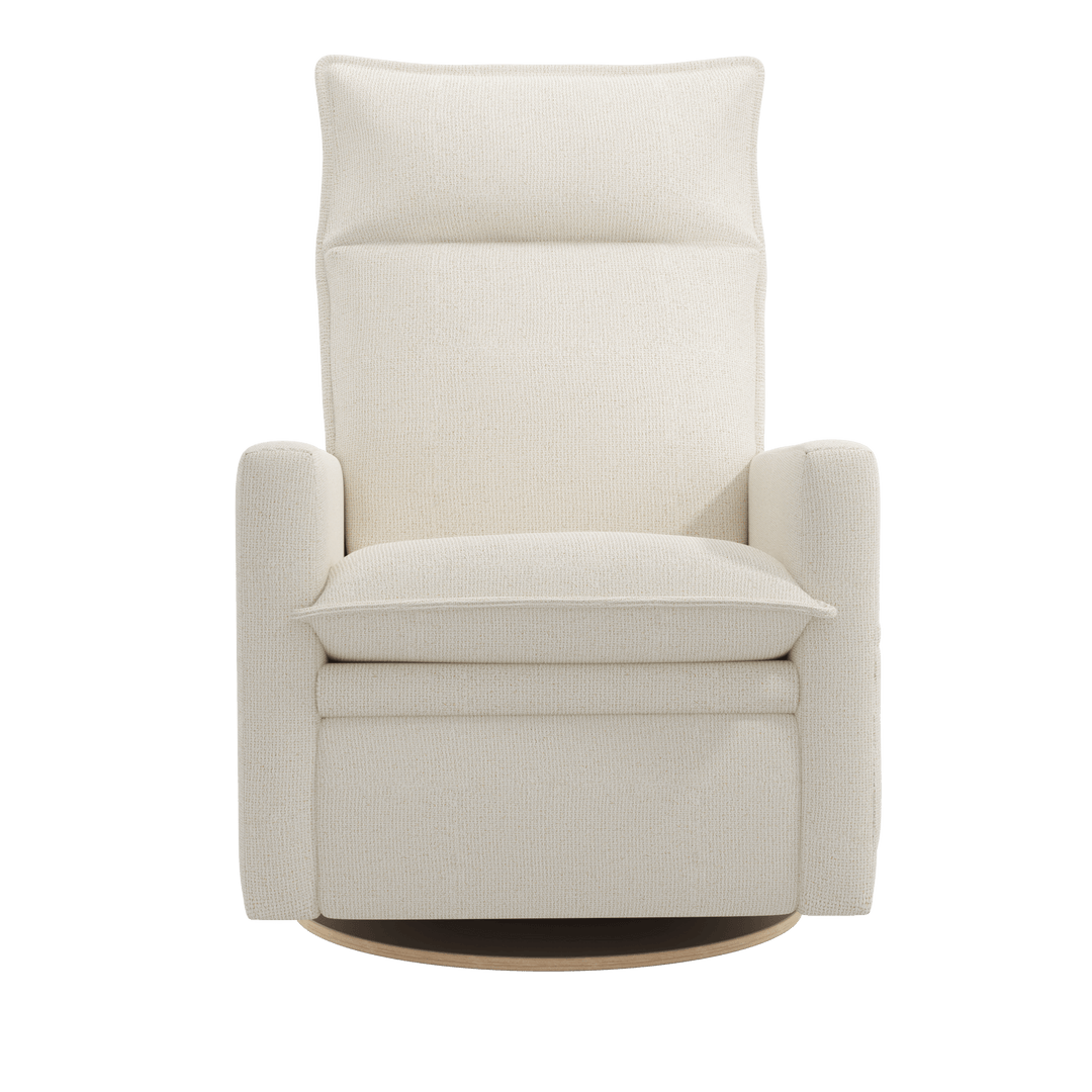 Jaymar BB - ARYA Upholstered Swivel Glider &amp; Recliner with Footrest - Henequen Ivory Jaymar BB - Nursery Glider - 522-273-0776-001 Tiny Toes in Dreamland