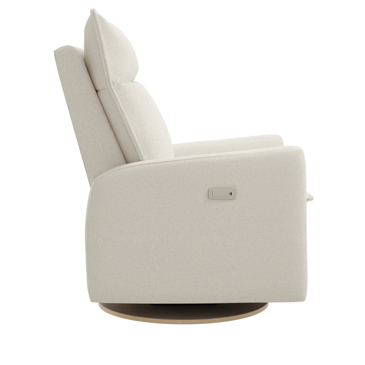 Jaymar BB - ARYA Upholstered Swivel Glider &amp; Recliner with Footrest - Henequen Ivory Jaymar BB - Nursery Glider - 526-273-0776-001 Tiny Toes in Dreamland