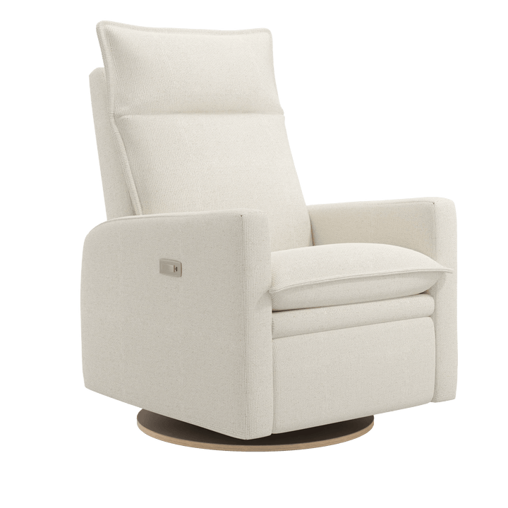 Jaymar BB - ARYA Upholstered Swivel Glider &amp; Recliner with Footrest - Henequen Ivory Jaymar BB - Nursery Glider - 526-273-0776-001 Tiny Toes in Dreamland