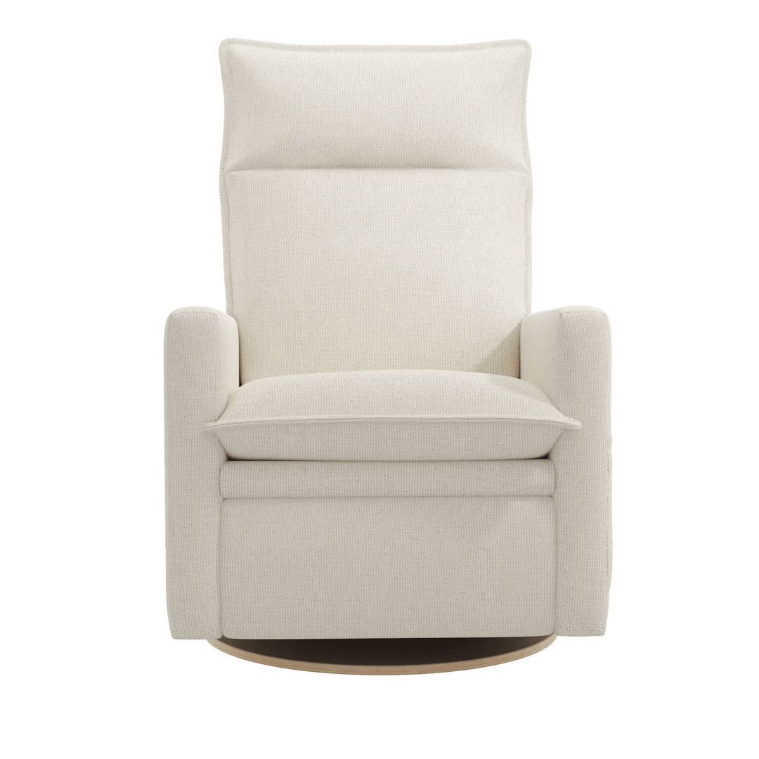 Jaymar BB - ARYA Upholstered Swivel Glider &amp; Recliner with Footrest - Henequen Ivory Jaymar BB - Nursery Glider - 526-273-0776-001 Tiny Toes in Dreamland